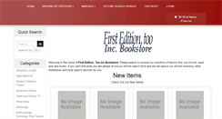 Desktop Screenshot of firsteditiontoo.com